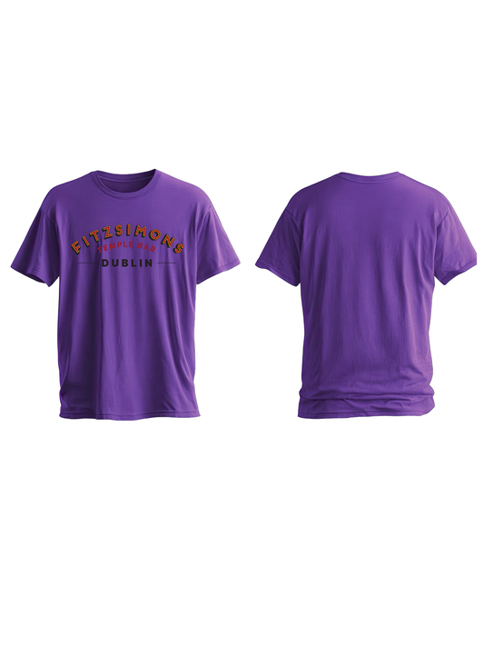 Fitzsimons Bar Tshirt Purple